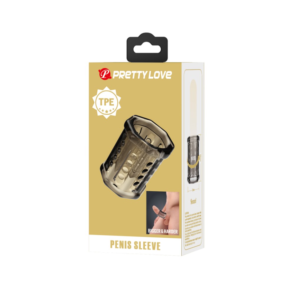 Насадка на пенис Pretty Love внутренний диаметр: 3,2 см, внешний диаметр: 4,6 см