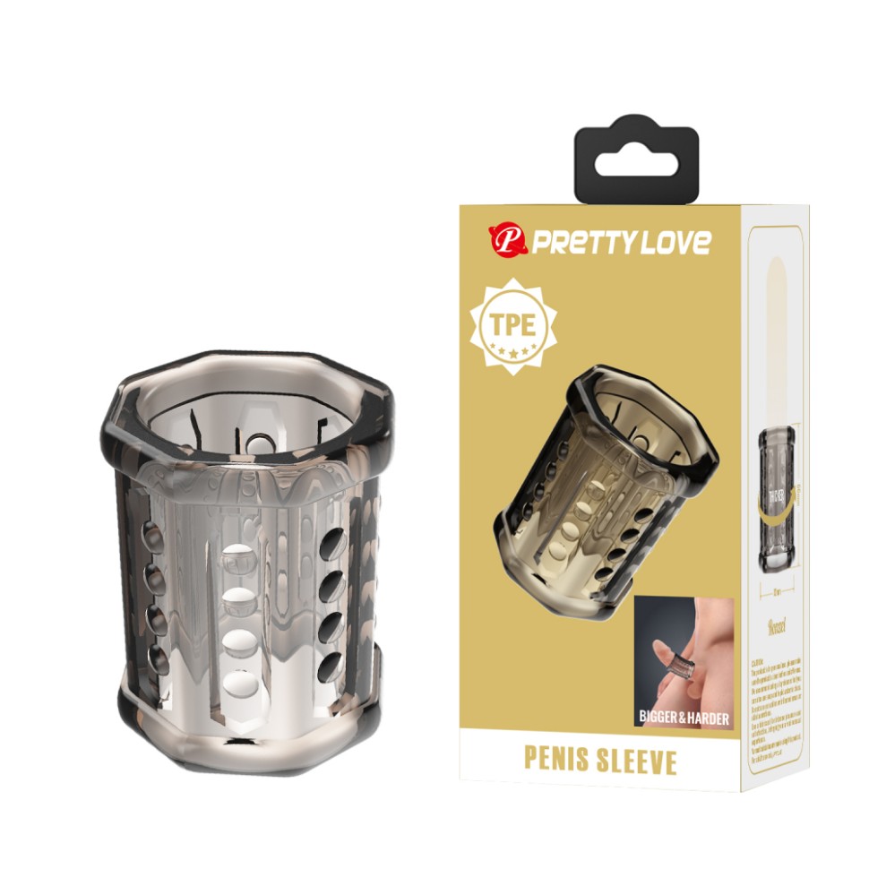 Насадка на пенис Pretty Love внутренний диаметр: 3,2 см, внешний диаметр: 4,6 см