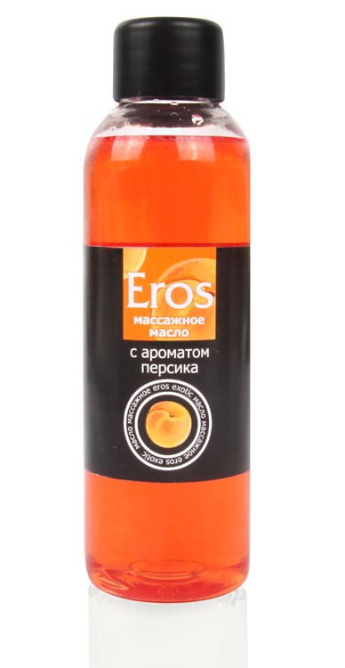 Масло массажное "EROS EXOTIC" (с ароматом персика) флакон 75 мл