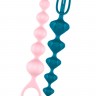 Набор анальных цепочек Satisfyer Love Beads (set of 2) - разноцветный