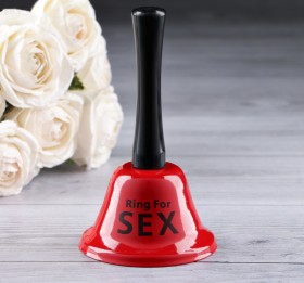 Колокольчик настольный &quot;Ring for a sex&quot;, 13.5 х 7.5 х 7.5 см
