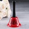 Колокольчик настольный "Ring for a sex", 13.5 х 7.5 х 7.5 см