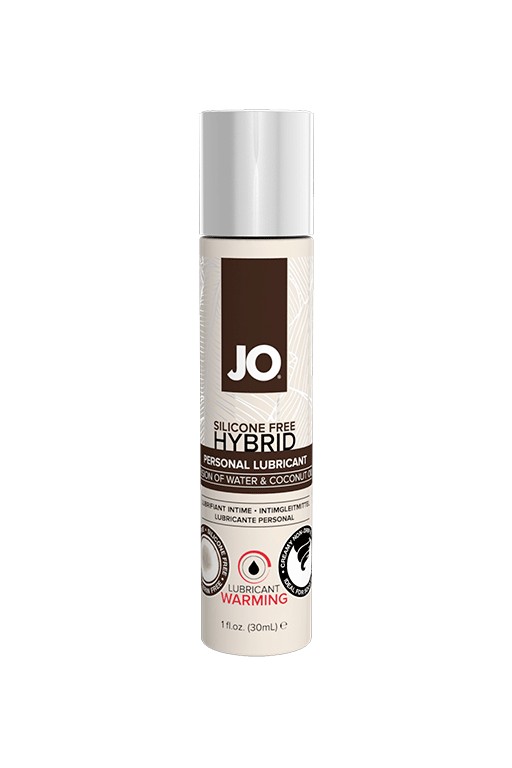Водно-кокосовый лубрикант с согревающим эффектом JO Lubric Coco-Hybrid Warming - 30 мл.